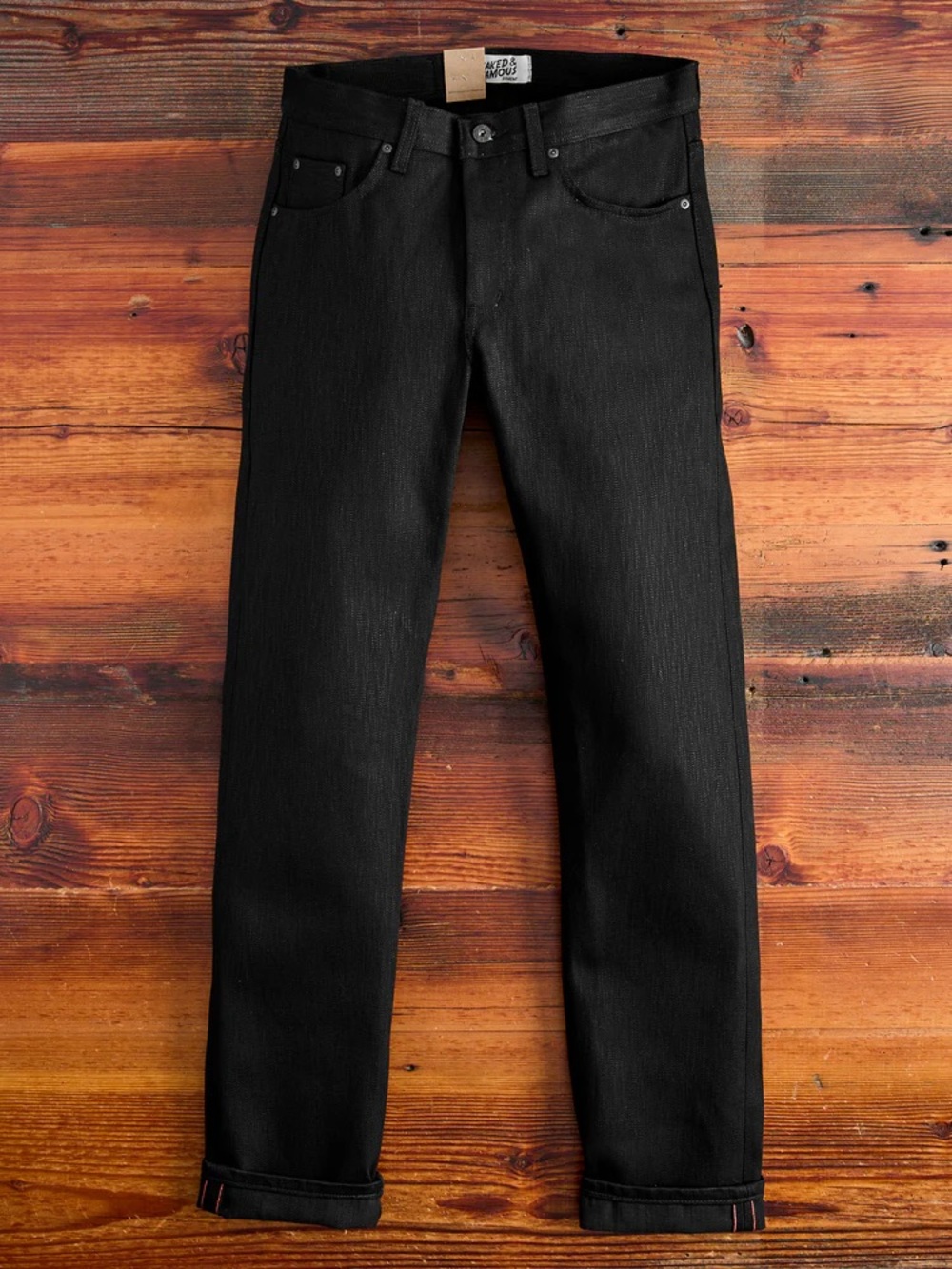 Naked & Famous Shinigami Slub Selvedge Denim Jeans Weird Guy